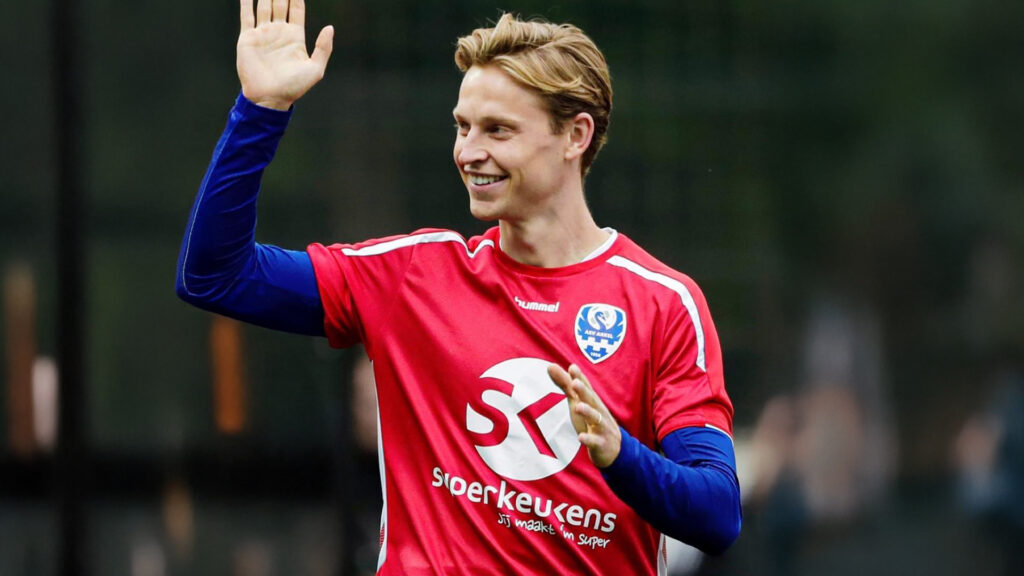 Frenkie de Jong met een Superkeukens shirt